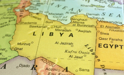 Cartina della Libia