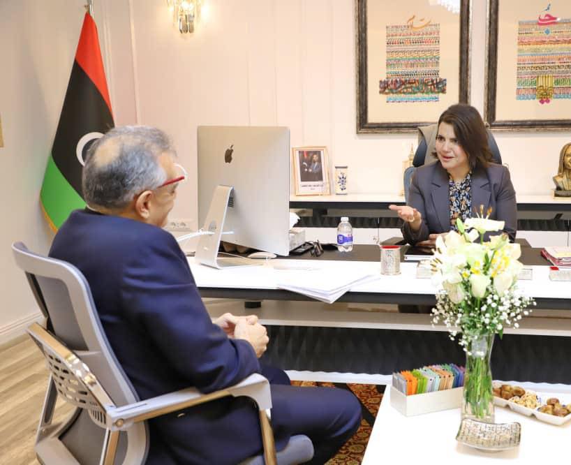 L’Amb. Buccino incontra la Ministra Al-Mangoush